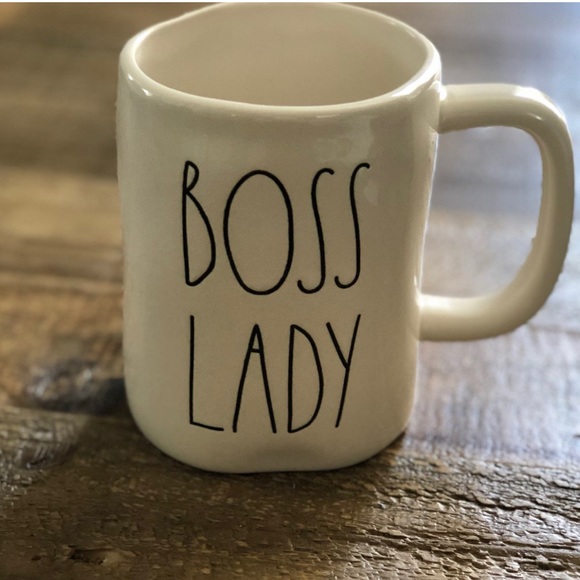 rae dunn boss lady mug